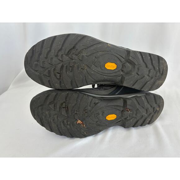 Asolo Falcon GV Boots Mens 12 Gray Blue Hiking Outdoor Trail Gore Tex - Picture 6 of 8